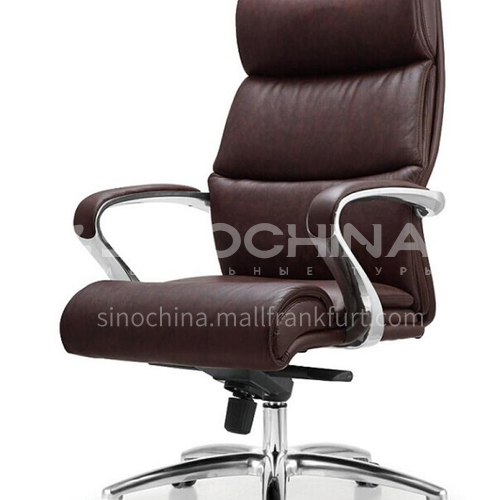 ZYTX-K1505A B C High-end fashion leather cushion metal office chair with wheels tripod